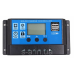 30А 12/24В Контролер заряду сонячних батарей (модулів) ШІМ (PWM) з Дисплеєм + 2USB