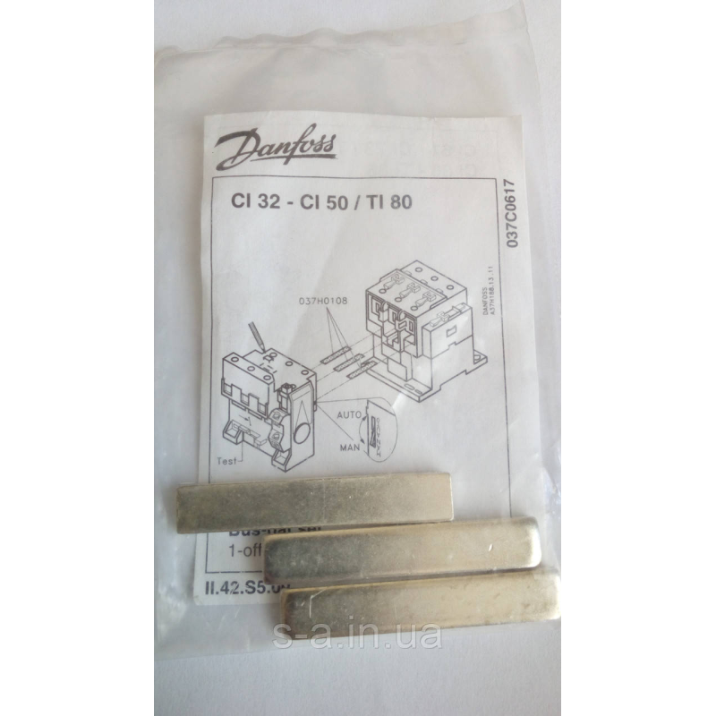 Шина до контакторів CI 32 - 50 / TI80 CI 60 - 86 / TI80 - 86