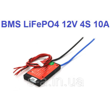 10А 12В BMS контролер плата DaLy LiFePO4 12V 4S 10A симетрія