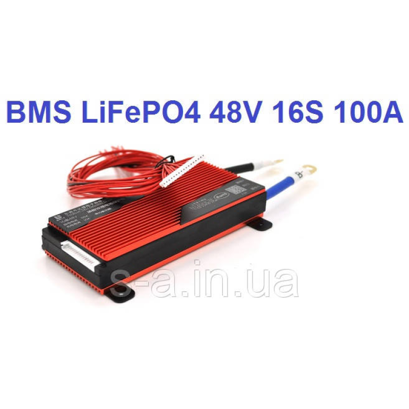 100A BMS контролер плата DaLy LiFePO4 48V 16S 100A симетрія