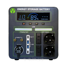 Портативна зарядна станція Energy Storage 600 Вт (513Вт/год) з літій-іонною батареєю 40А/год