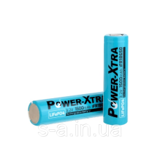 1500 мА·год Літій-залізо-фосфатний акумулятор LiFePO4 Power-Xtra IFR18650 1500mah 3.2V, BLUE