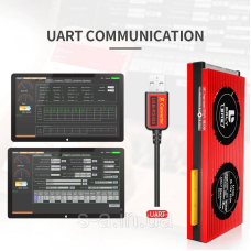 40 А 12 В BMS smart плата DaLy LiFePO4 12 V 4S 40A симетрія з Bluetooth