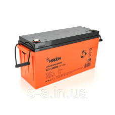 200А*г GEL Акумуляторна батарея MERLION GL122000M8 12 V 200 Ah ( 522 х 240 х 219 ) Q1/18
