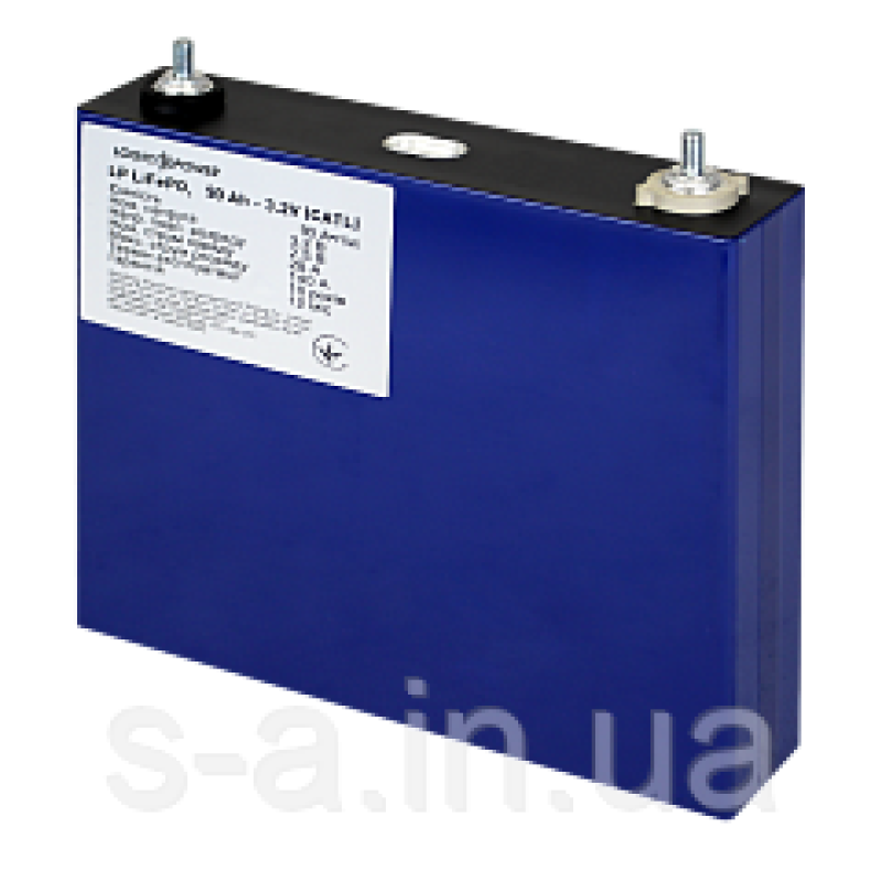 90AH LiFePO4 Літій-залізо-фосфатний акумулятор LiFePO4 90 Ah - 3.2 V (BYD) 7000 Циклів 90AH LiFePO4 Літій-залізо-фосфатний акумулятор LiFePO4 90 Ah - 3.2 V (BYD) 7000 Циклів