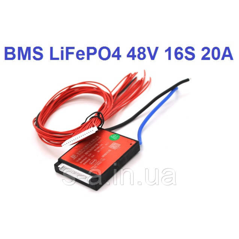 20A 48V BMS контролер плата DaLy LiFePO4 48V 16S 20A симетрія 20A 48V BMS контролер плата DaLy LiFePO4 48V 16S 20A симетрія