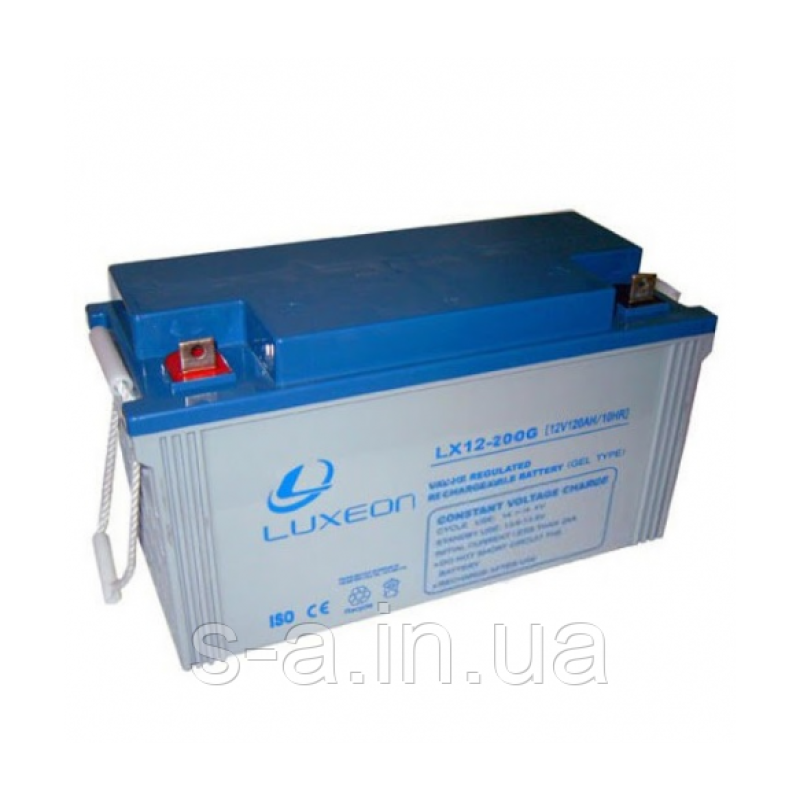 200Ah GEL Акумуляторна батарея 12 V 200,0 Ah GEL Luxeon LX12-200G для систем резервного та автономного живлення