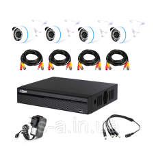Комплект відеоспостереження Outdoor 001-4-2MP Dahua+Pipo