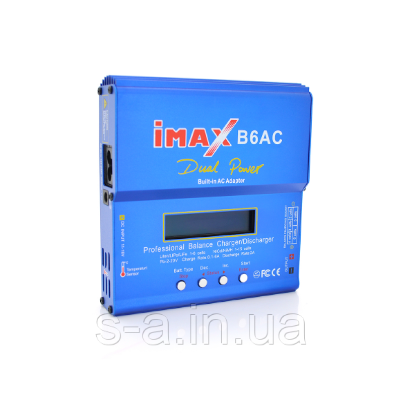 Універсальний зарядний пристрій iMAX B6 AC з вбудованим блоком живлення й балансиром Універсальний зарядний пристрій iMAX B6 AC з вбудованим блоком живлення й балансиром