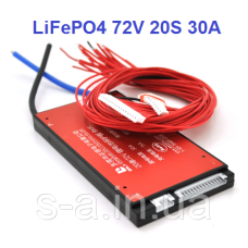 BMS плата DaLy LiFePO4 24V 8S 150A симетрія