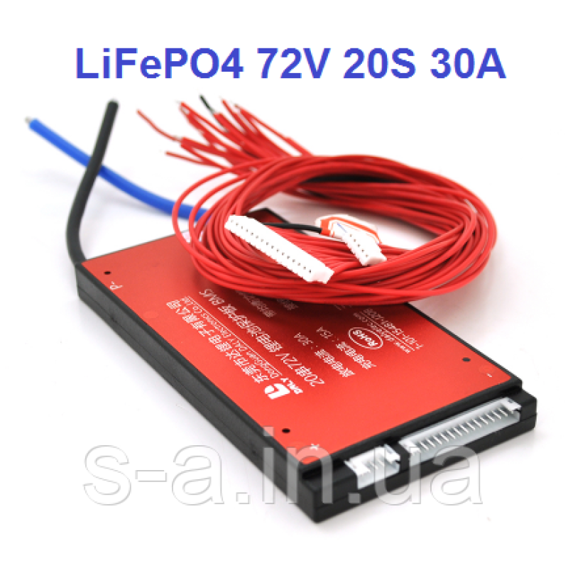 BMS плата DaLy LiFePO4 24V 8S 150A симетрія BMS плата DaLy LiFePO4 24V 8S 150A симетрія