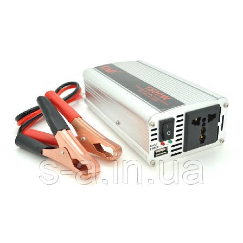 Інвертор напруги Voltronic, 1500ВА(900Вт), 12/220 с аппроксимованою синусоидою, 1 універсальна розетка Інвертор напруги Voltronic, 1500ВА(900Вт), 12/220 с аппроксимованою синусоидою, 1 універсальна розетка