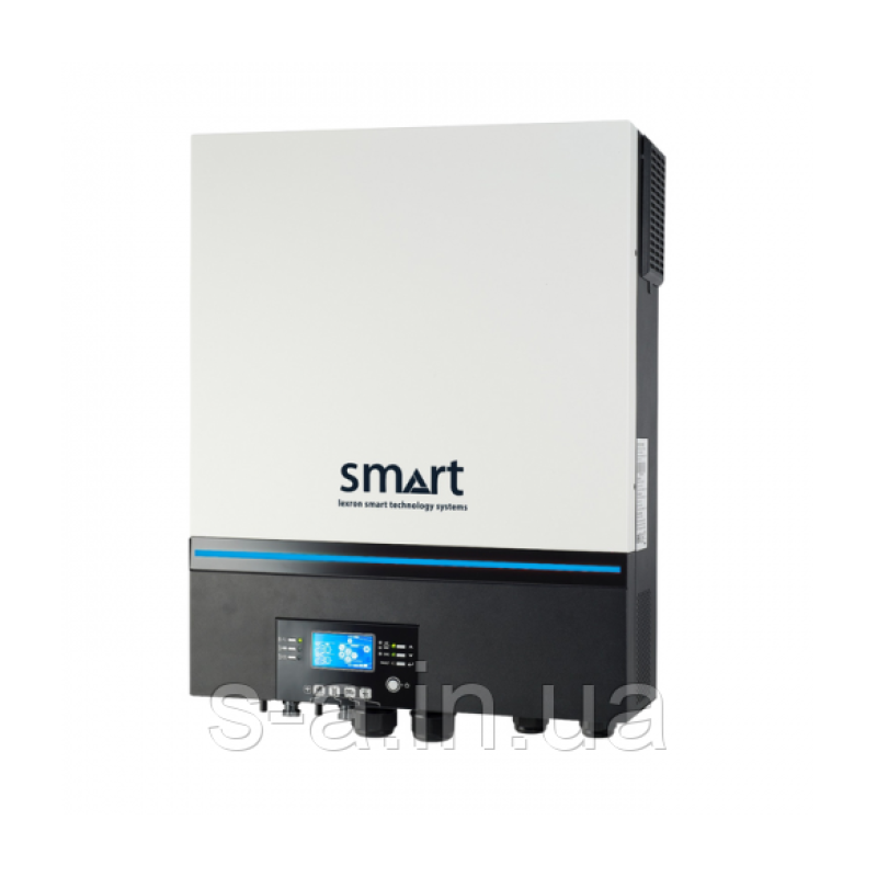 Гібридний інвертор Lexron-7200-48-230, 7200W, 48V, струм заряду 0-80A, 170-280V, MPPT (80А, 500 Vdc)