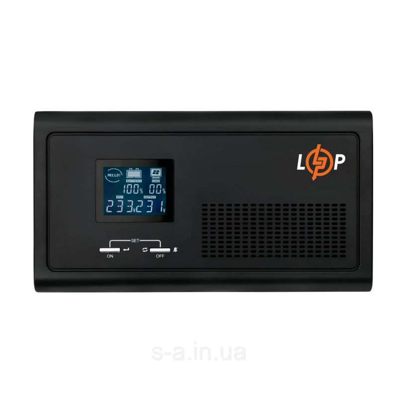 ДБЖ LogicPower 12V LPE-B-PSW-1000VA+ (600Вт) 1-30A з правильною синусоїдою 12V