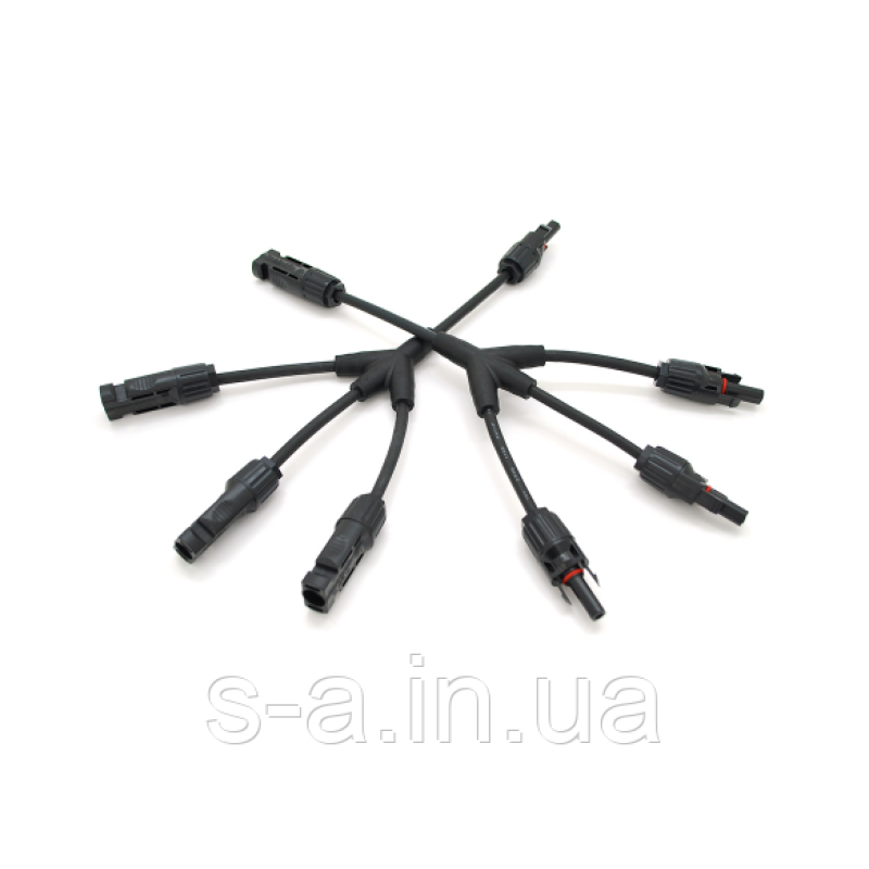 Розгалужувач МС4 1*3 для монтажу сонячних систем, Q1 Конектор потрійної МС4 для монтажу сонячних систем, Q1