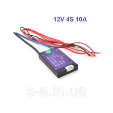 10 А 12 В BMS контролер заряд-розряджання плата MGod LiFePO4 12 V 4S 10 A Симетрія