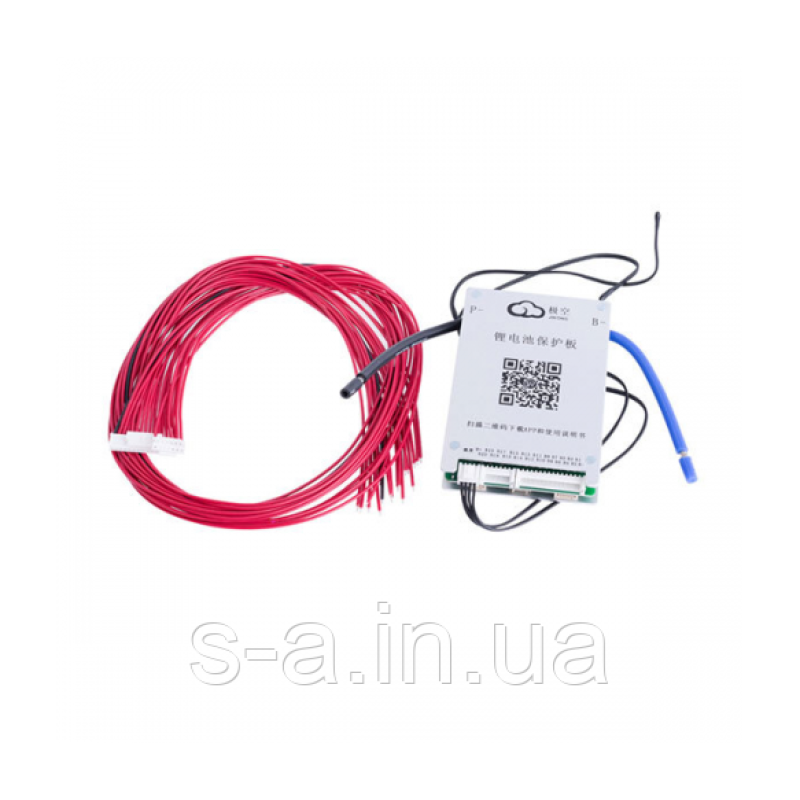 BMS плата JK-BD6A24S8P для Li-Ion/LiFePo4/LTO 7S-24S, 80A, симетрія з Bluetooth
