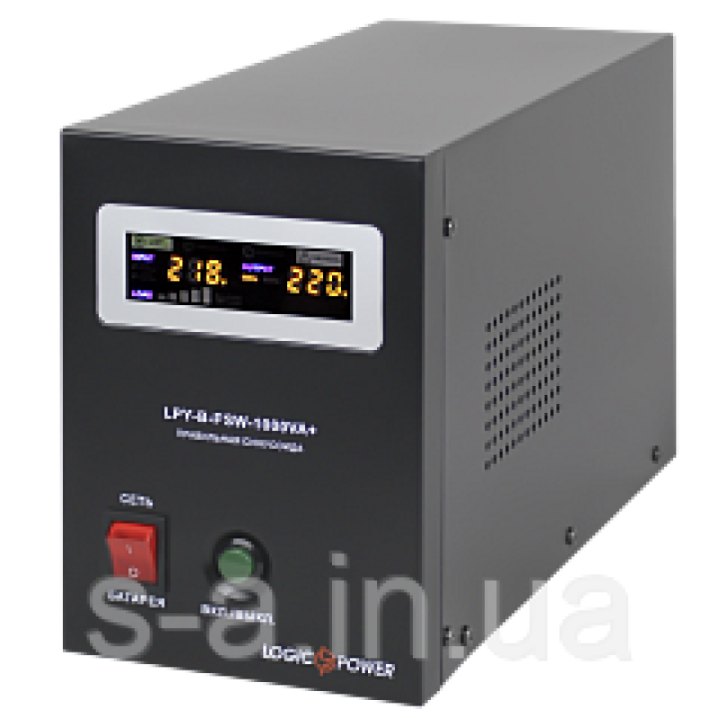 ДБЖ з правильною синусоїдою 12V LPY-B-PSW-500VA+ (350Вт) 5A/10A