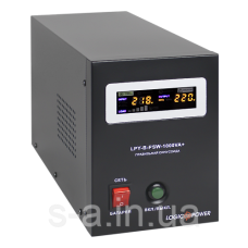 ДБЖ з правильною синусоїдою 12V LPY-B-PSW-800VA+(560Вт) 5A/15A