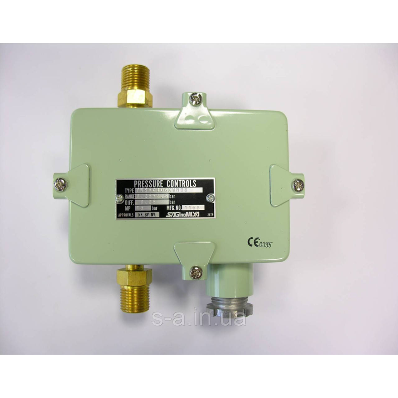 Реле перепаду тиску YNS-C106XWM08 0,25 — 3,5 bar IP62