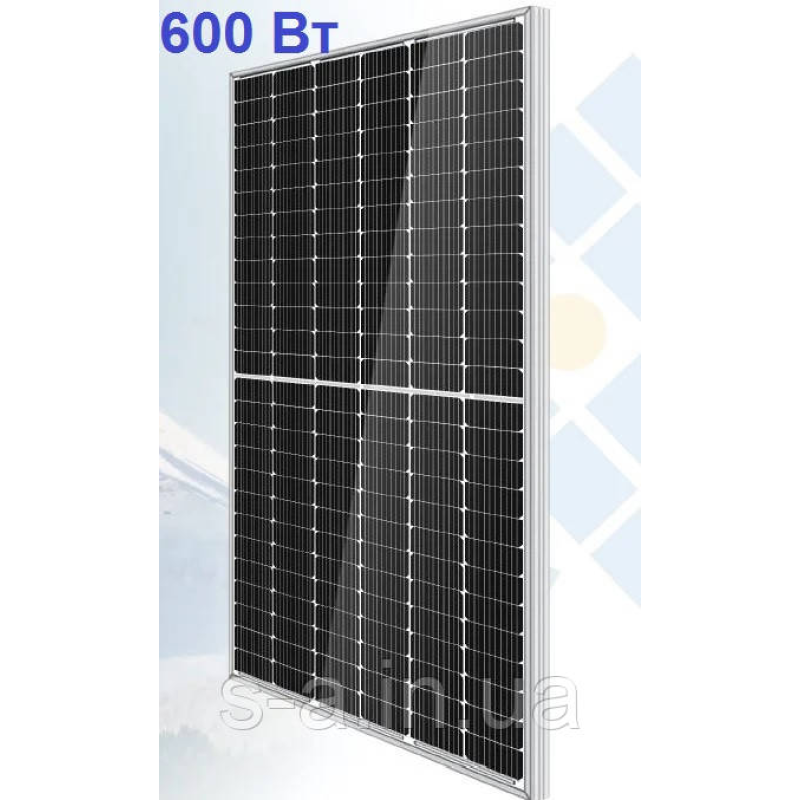 600 Вт Монокристаллическая солнечная панель Leapton LP182-M-78-MH-600 (монокристалічний сонячний модуль)