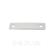 Перемичка алюмінієва для з“єднання Акумуляторних Якірок 72*1*17 мм