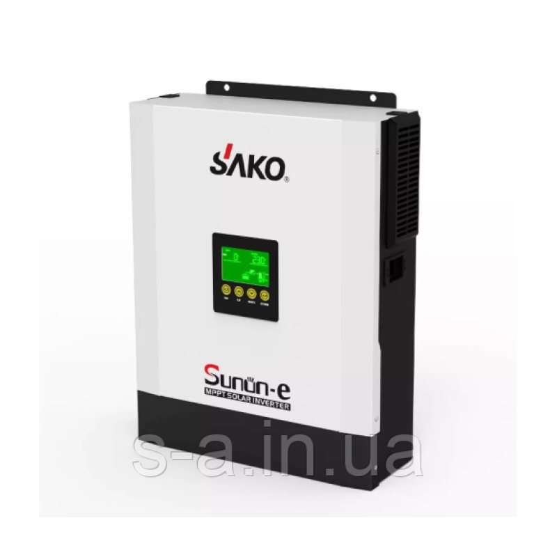 2,4кВт Гібридний інвертор 3000-24, 3000VA2400W, 24V, струм заряду 0-80A, 170-280V, MPPT (80А, 120-450 Vdc)