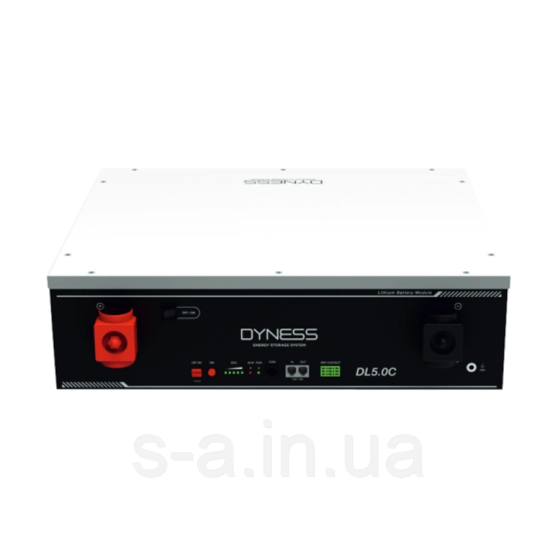 Акумуляторна батарея Dyness DL5.0C 51.2В/100Ач (5.12 кВт•год), 54 кг, 558х545х150 мм