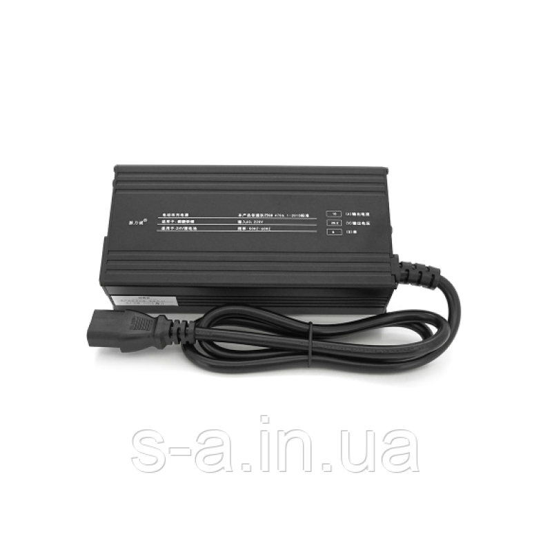 Зарядний пристрій для акумуляторів LiFePo4 24V(29,2V),8S,10A, штекерTriangle plug (T-tipe/C13/IEC) 135x90x50