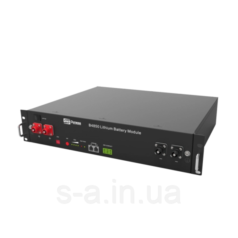 Акумуляторна батарея Dyness B4850 48В/50Ач (2,4 кВт•год)BMS25A@15S, 22 кг, 530x185x560 мм